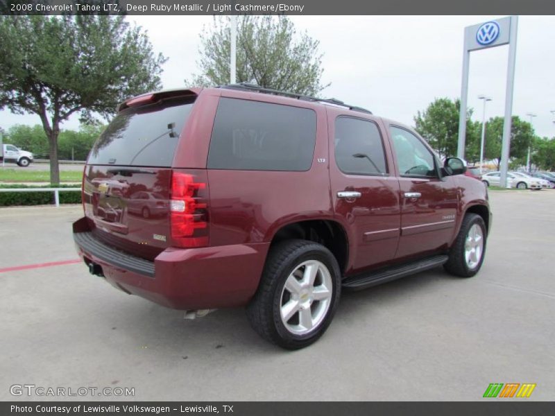 Deep Ruby Metallic / Light Cashmere/Ebony 2008 Chevrolet Tahoe LTZ