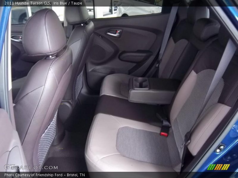 Iris Blue / Taupe 2011 Hyundai Tucson GLS