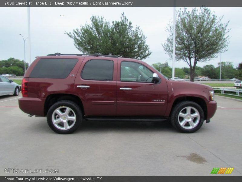 Deep Ruby Metallic / Light Cashmere/Ebony 2008 Chevrolet Tahoe LTZ