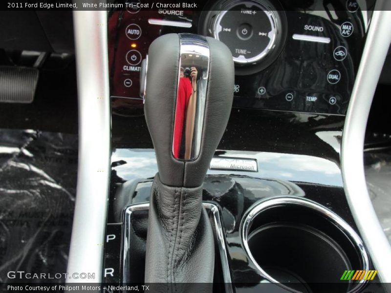 White Platinum Tri-Coat / Charcoal Black 2011 Ford Edge Limited
