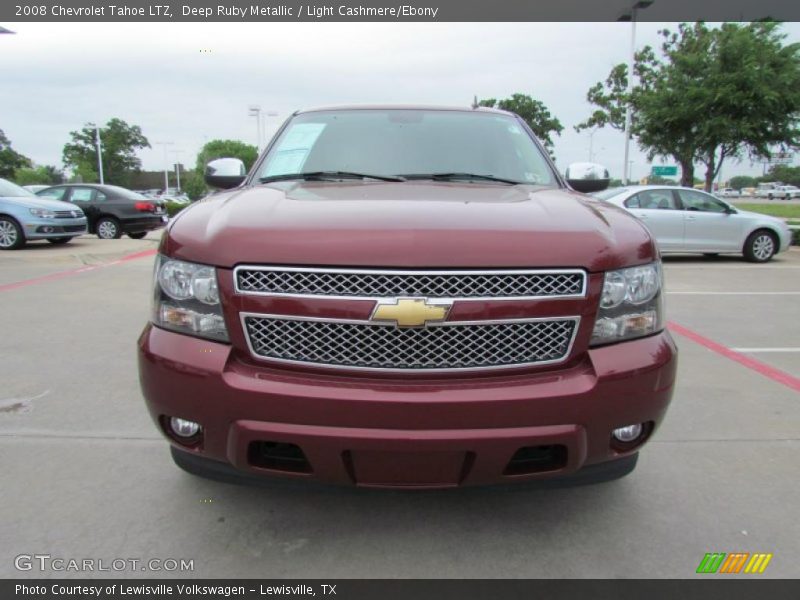 Deep Ruby Metallic / Light Cashmere/Ebony 2008 Chevrolet Tahoe LTZ
