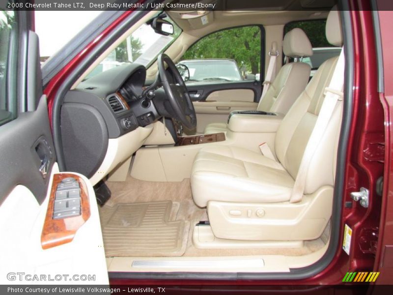 Deep Ruby Metallic / Light Cashmere/Ebony 2008 Chevrolet Tahoe LTZ