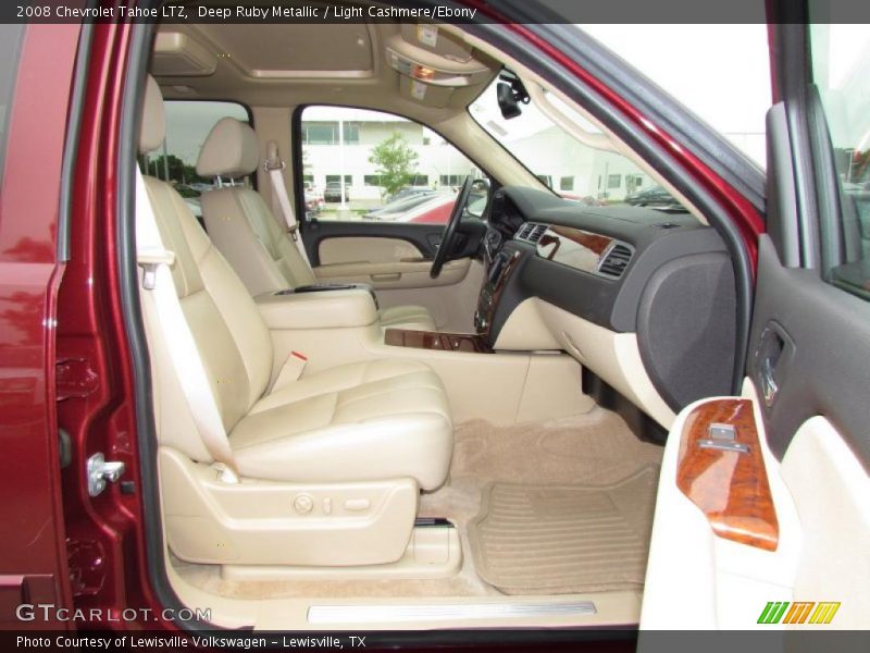 Deep Ruby Metallic / Light Cashmere/Ebony 2008 Chevrolet Tahoe LTZ