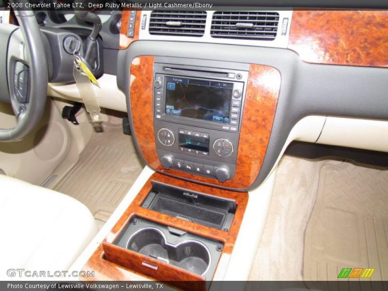 Deep Ruby Metallic / Light Cashmere/Ebony 2008 Chevrolet Tahoe LTZ