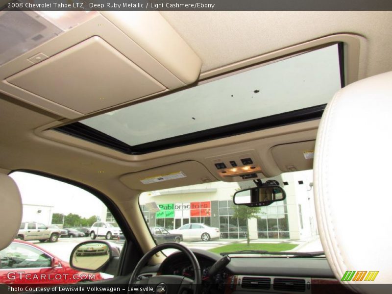 Deep Ruby Metallic / Light Cashmere/Ebony 2008 Chevrolet Tahoe LTZ