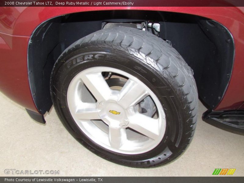 Deep Ruby Metallic / Light Cashmere/Ebony 2008 Chevrolet Tahoe LTZ