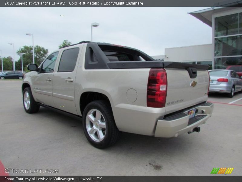 Gold Mist Metallic / Ebony/Light Cashmere 2007 Chevrolet Avalanche LT 4WD