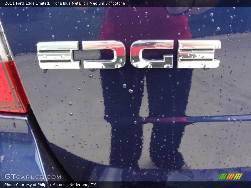 Kona Blue Metallic / Medium Light Stone 2011 Ford Edge Limited