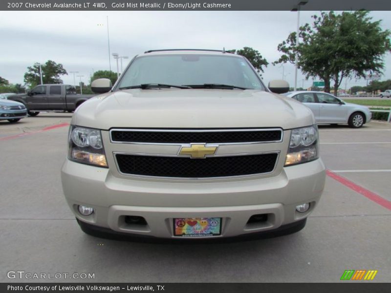Gold Mist Metallic / Ebony/Light Cashmere 2007 Chevrolet Avalanche LT 4WD