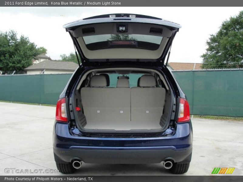 Kona Blue Metallic / Medium Light Stone 2011 Ford Edge Limited
