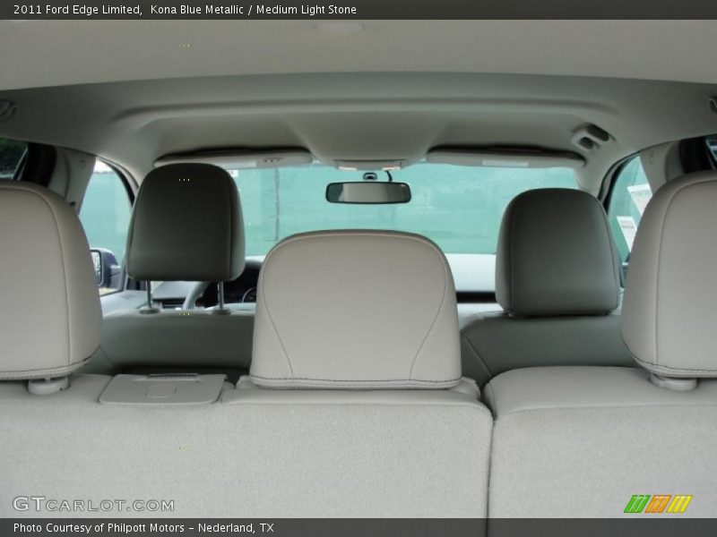 Kona Blue Metallic / Medium Light Stone 2011 Ford Edge Limited