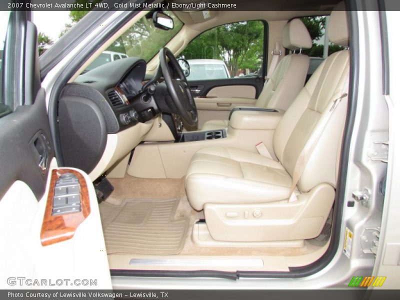 Gold Mist Metallic / Ebony/Light Cashmere 2007 Chevrolet Avalanche LT 4WD