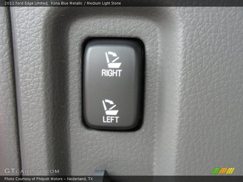 Kona Blue Metallic / Medium Light Stone 2011 Ford Edge Limited
