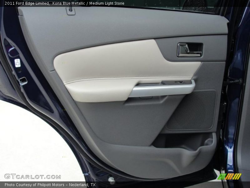 Kona Blue Metallic / Medium Light Stone 2011 Ford Edge Limited