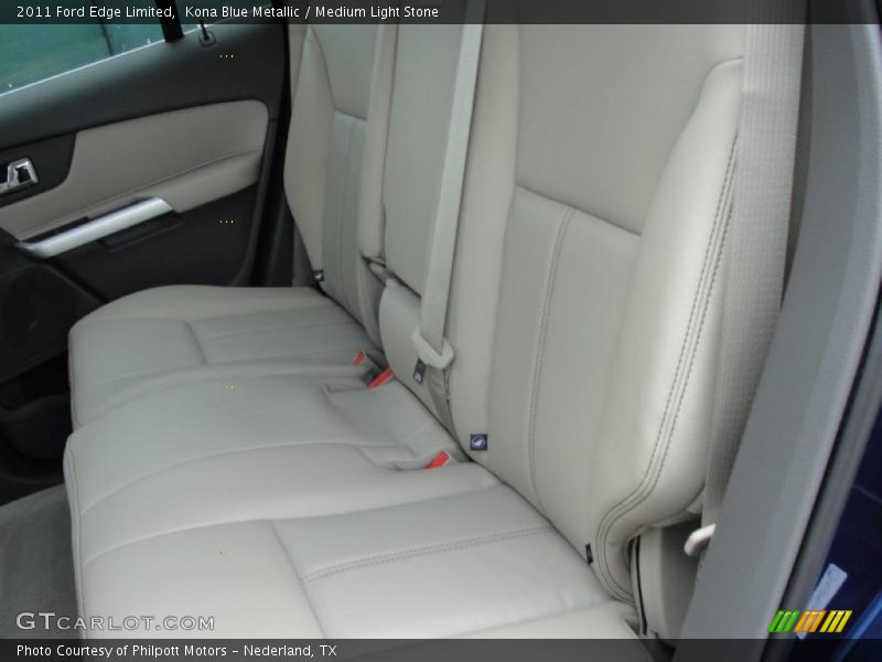 Kona Blue Metallic / Medium Light Stone 2011 Ford Edge Limited