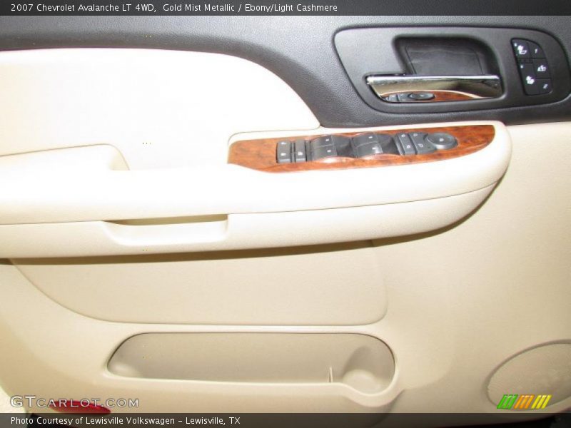 Gold Mist Metallic / Ebony/Light Cashmere 2007 Chevrolet Avalanche LT 4WD