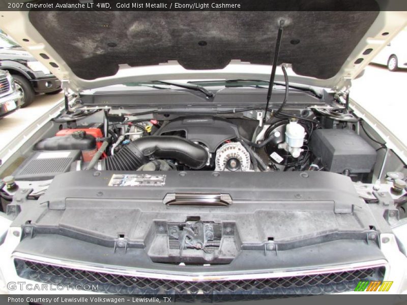 Gold Mist Metallic / Ebony/Light Cashmere 2007 Chevrolet Avalanche LT 4WD