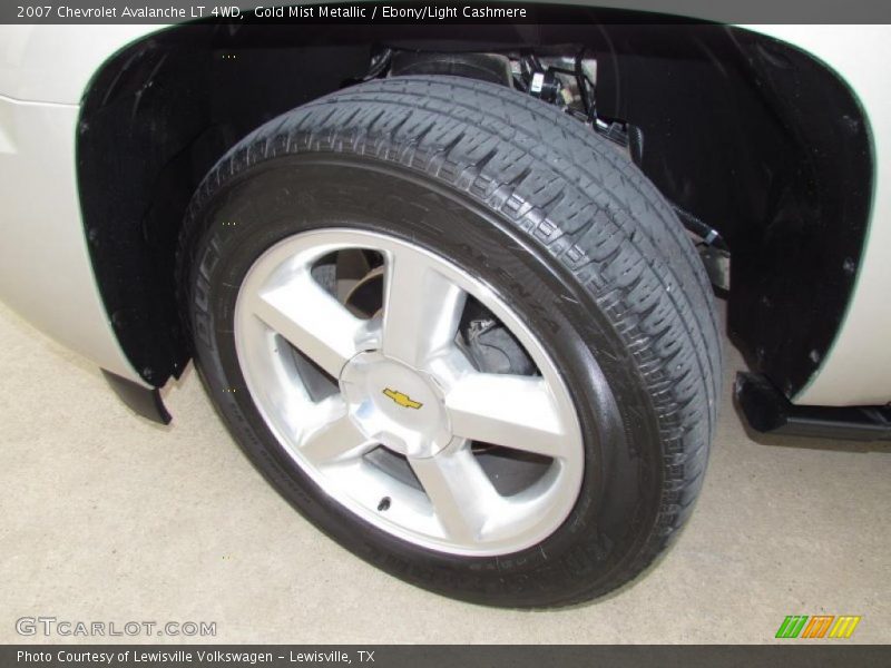 Gold Mist Metallic / Ebony/Light Cashmere 2007 Chevrolet Avalanche LT 4WD