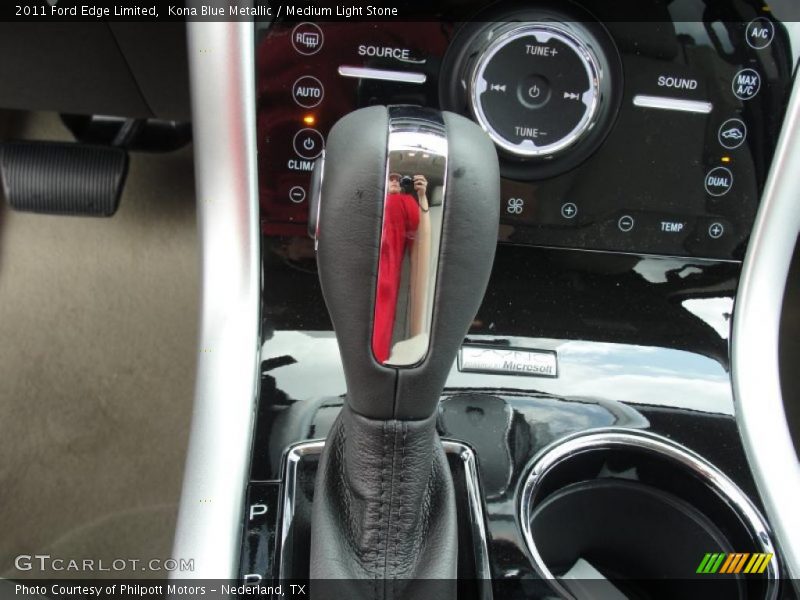Kona Blue Metallic / Medium Light Stone 2011 Ford Edge Limited