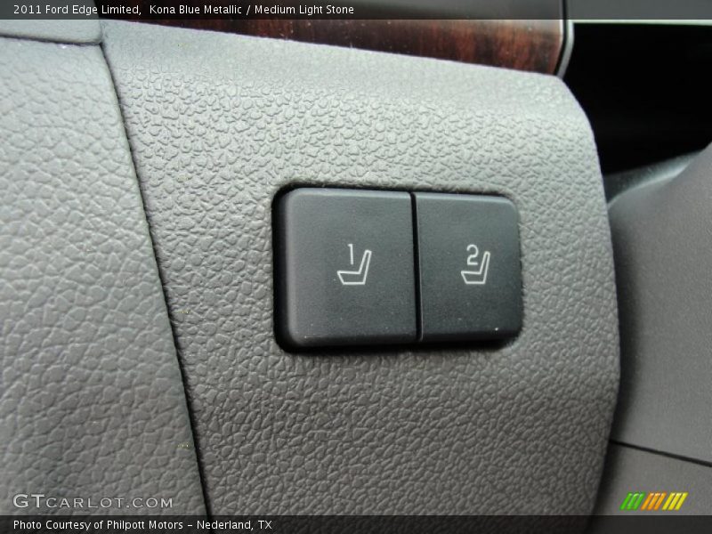 Kona Blue Metallic / Medium Light Stone 2011 Ford Edge Limited