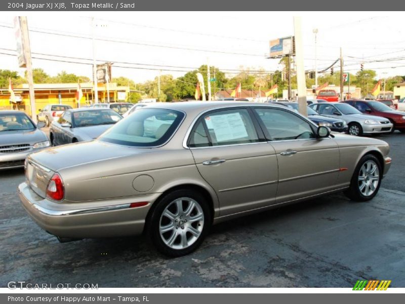 Topaz Metallic / Sand 2004 Jaguar XJ XJ8
