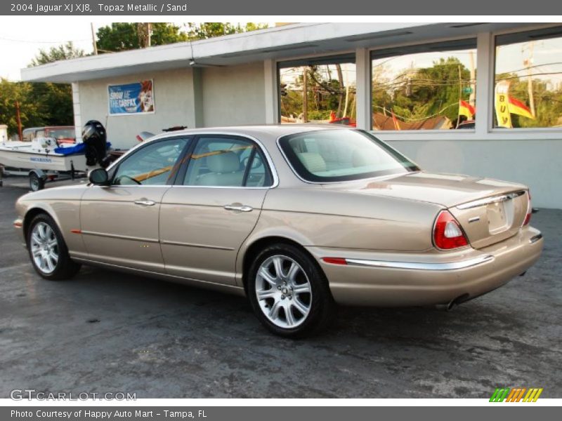 Topaz Metallic / Sand 2004 Jaguar XJ XJ8