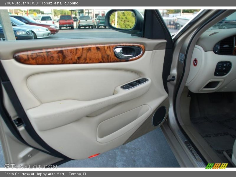 Topaz Metallic / Sand 2004 Jaguar XJ XJ8