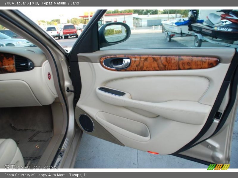 Topaz Metallic / Sand 2004 Jaguar XJ XJ8