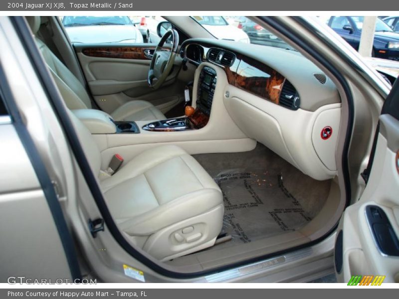 Topaz Metallic / Sand 2004 Jaguar XJ XJ8