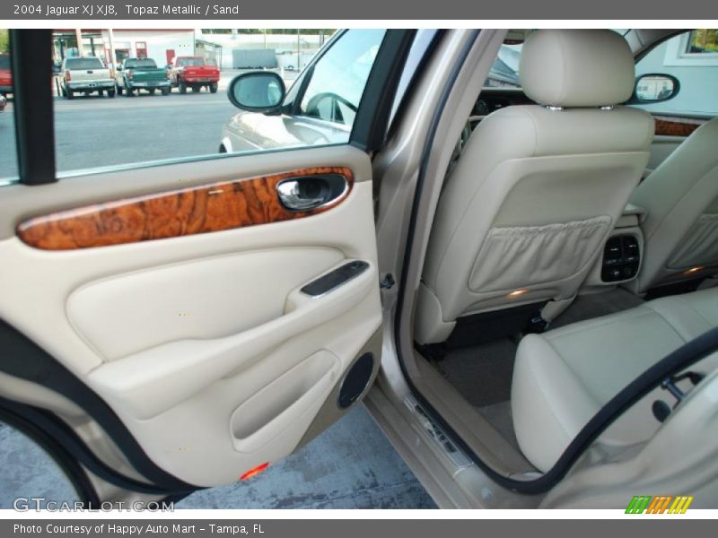 Topaz Metallic / Sand 2004 Jaguar XJ XJ8