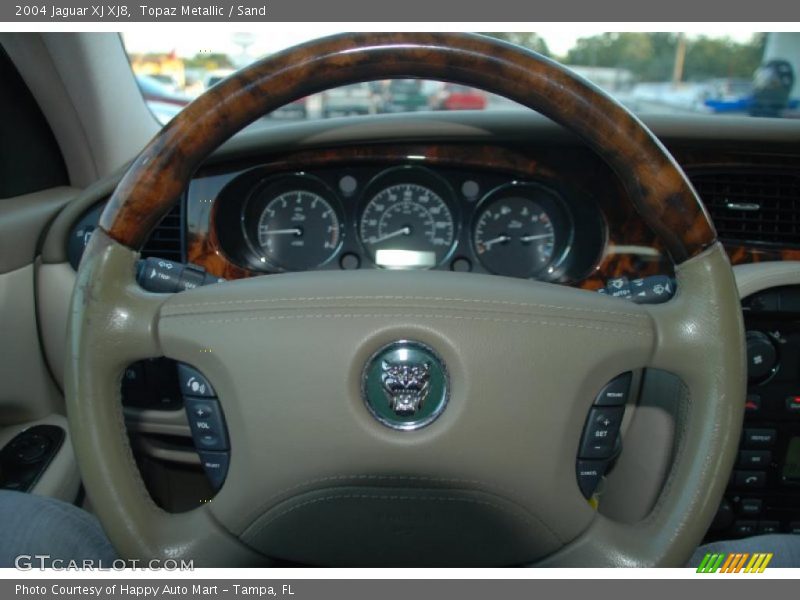 Topaz Metallic / Sand 2004 Jaguar XJ XJ8