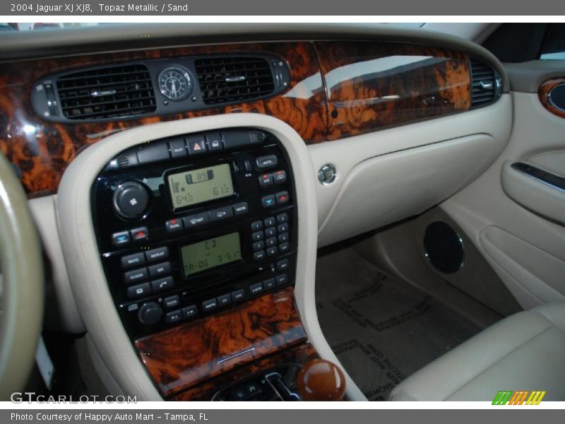Topaz Metallic / Sand 2004 Jaguar XJ XJ8