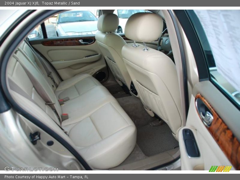 Topaz Metallic / Sand 2004 Jaguar XJ XJ8