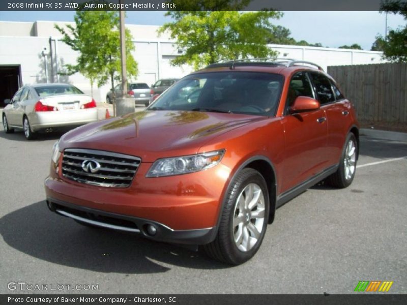 Autumn Copper Metallic / Brick 2008 Infiniti FX 35 AWD