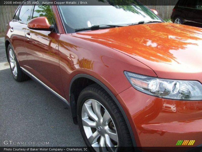 Autumn Copper Metallic / Brick 2008 Infiniti FX 35 AWD