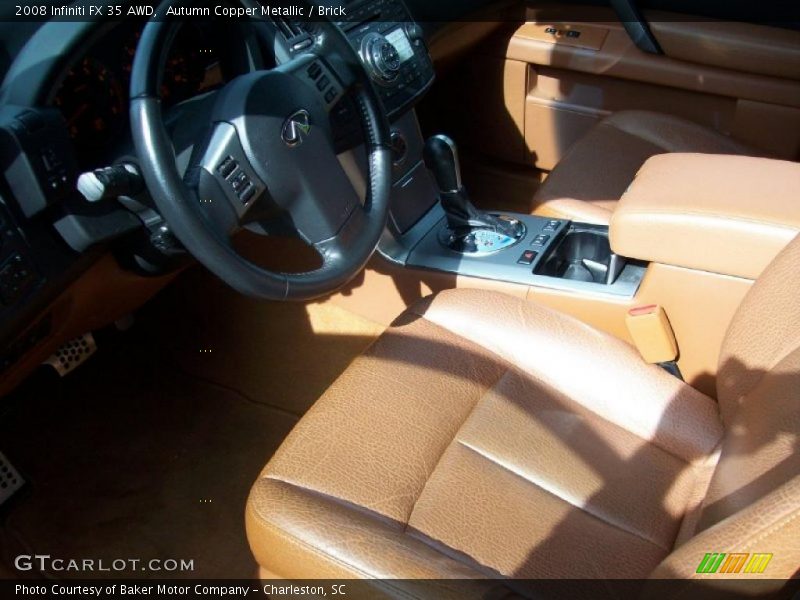 Autumn Copper Metallic / Brick 2008 Infiniti FX 35 AWD