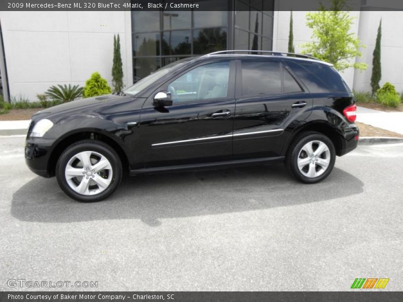 Black / Cashmere 2009 Mercedes-Benz ML 320 BlueTec 4Matic