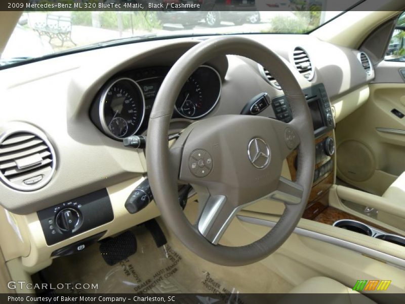 Black / Cashmere 2009 Mercedes-Benz ML 320 BlueTec 4Matic