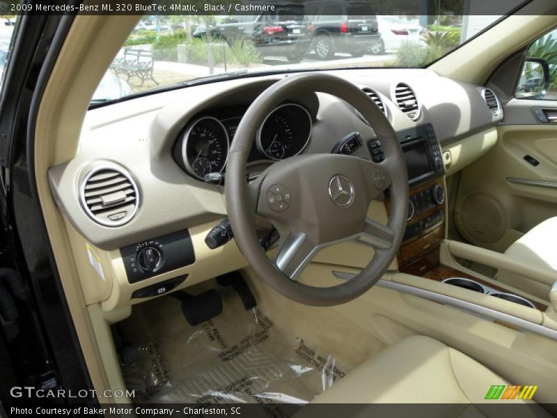 Black / Cashmere 2009 Mercedes-Benz ML 320 BlueTec 4Matic