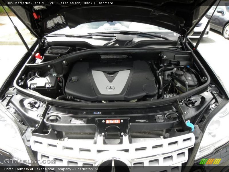 Black / Cashmere 2009 Mercedes-Benz ML 320 BlueTec 4Matic