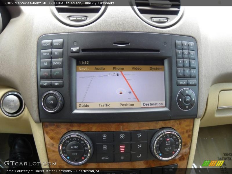 Black / Cashmere 2009 Mercedes-Benz ML 320 BlueTec 4Matic