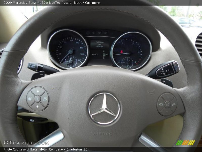 Black / Cashmere 2009 Mercedes-Benz ML 320 BlueTec 4Matic