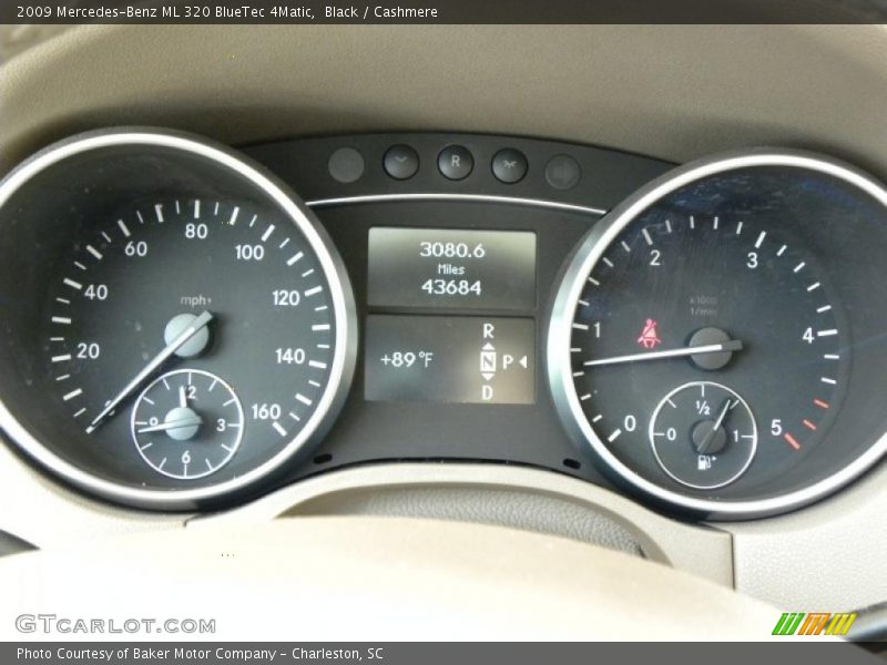 Black / Cashmere 2009 Mercedes-Benz ML 320 BlueTec 4Matic