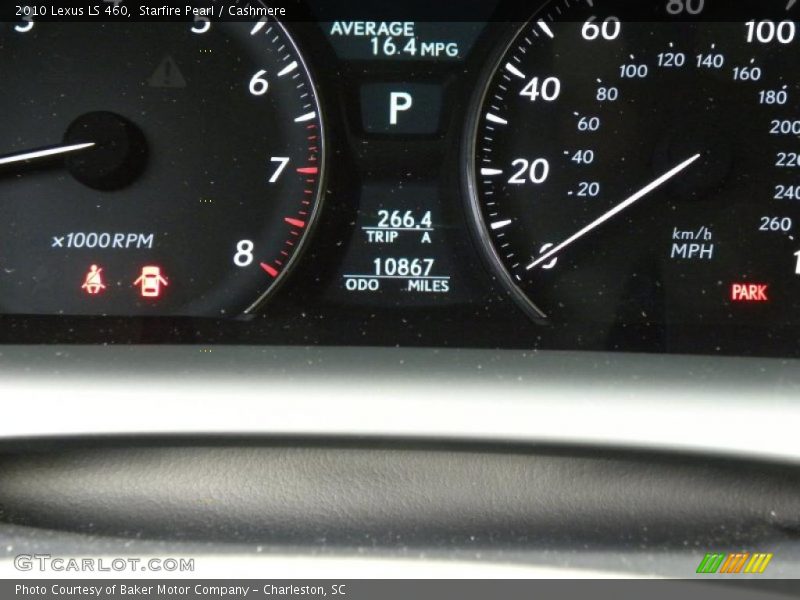 Starfire Pearl / Cashmere 2010 Lexus LS 460