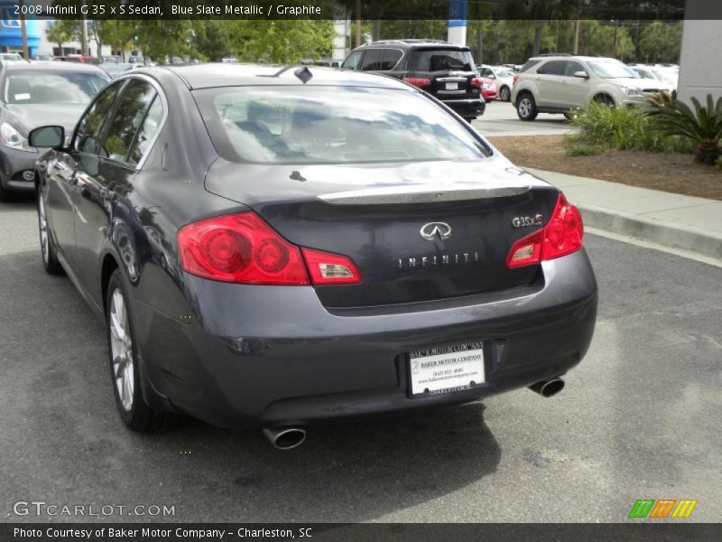 Blue Slate Metallic / Graphite 2008 Infiniti G 35 x S Sedan