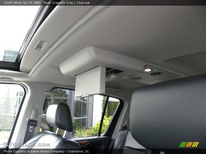 Silver Graphite Gray / Charcoal 2008 Infiniti QX 56 4WD