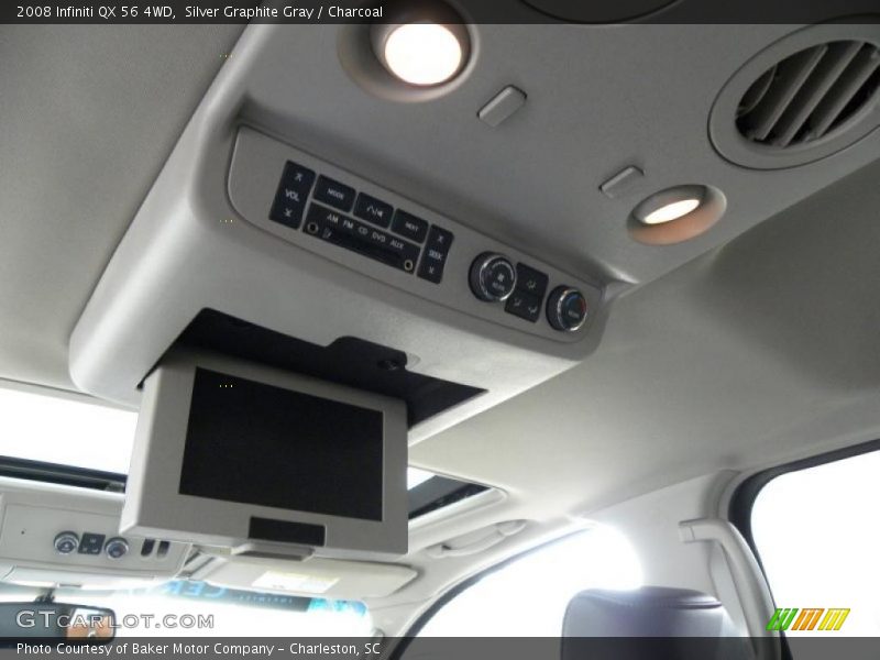 Silver Graphite Gray / Charcoal 2008 Infiniti QX 56 4WD
