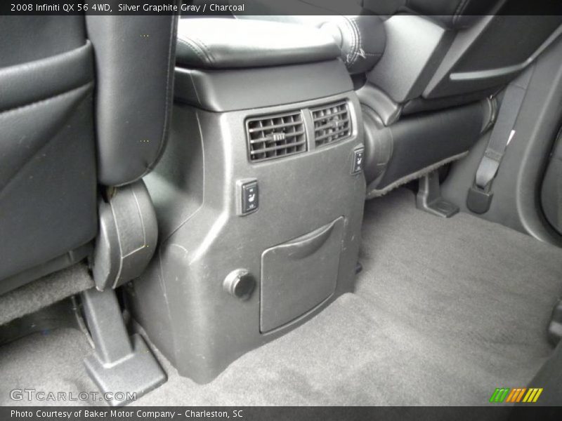 Silver Graphite Gray / Charcoal 2008 Infiniti QX 56 4WD