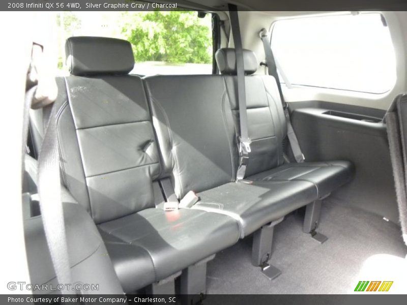 Silver Graphite Gray / Charcoal 2008 Infiniti QX 56 4WD