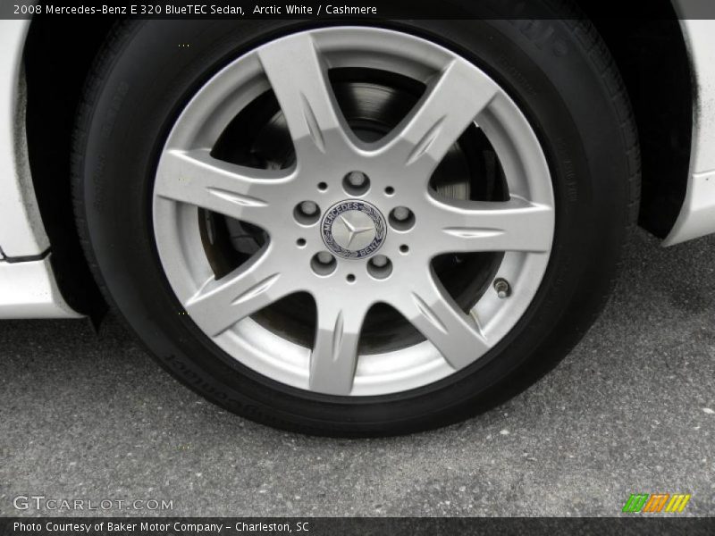 Arctic White / Cashmere 2008 Mercedes-Benz E 320 BlueTEC Sedan